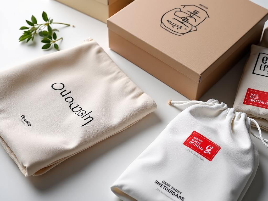 Premium packaging with Made in Switzerland labels and eco-friendly boxes